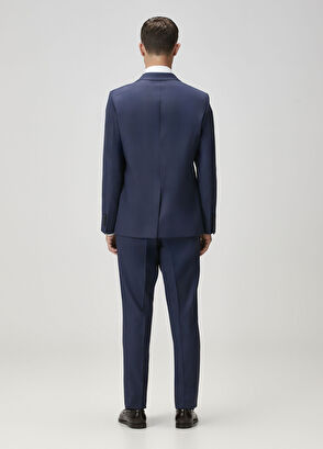 Drop 6 Lacivert Yün Takım Elbise - Görsel 6