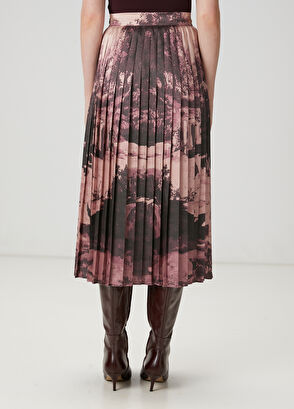 Beymen Club Pembe Pileli Midi Etek - 5