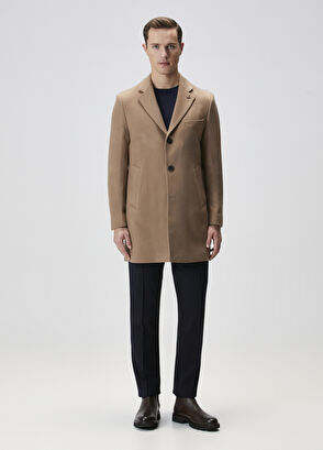 Beymen Club Premium Deve Tüyü Kaşmir Palto - 3
