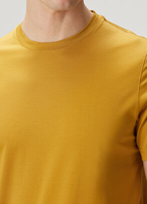 Pal Zileri Sarı Basic T-shirt - 5