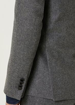 Beymen Club Gray Wool Coat - 7