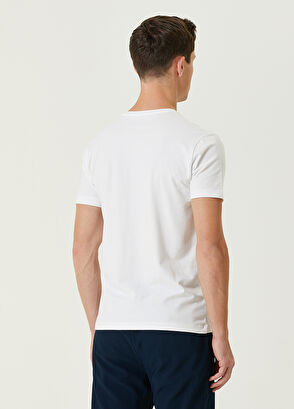 Beymen Club Beyaz V Yaka T-shirt - 5