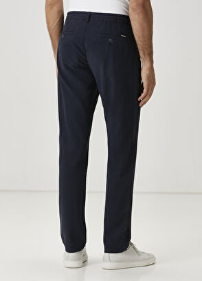 Beymen Club Lacivert Beli Kordonlu Diyagonal Pantolon - 3