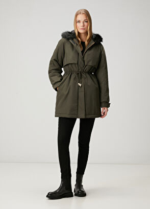 Beymen Club Khaki Hooded Jacket - 3