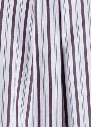Beymen Club Comfort Fit Beyaz Bordo Çizgi Desenli Gömlek - 8