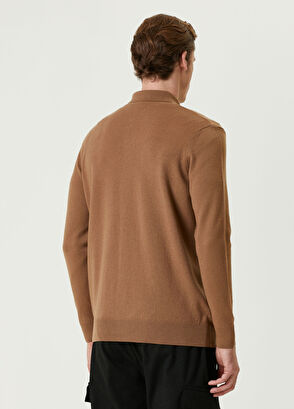 Beymen Collection Kamel Yün Triko Gömlek - 5