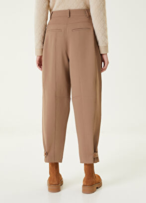 Beymen Club Camel Pileli Dökümlü Twill Pantolon - 5