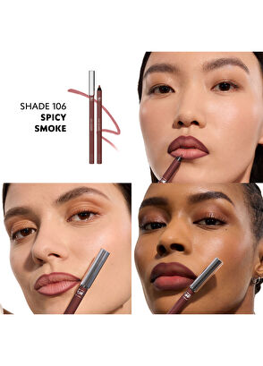 Yves Saint Laurent Lovenude Kiss Shaper 106 Spicy Smoke Lip Liner - 4