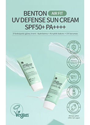 Benton Air Fit UV Defense Sun Cream SPF50 /PA Ultra Light Textured Centella Sunscreen 50 ml - 5