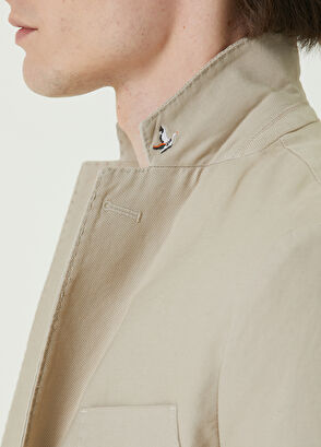 Beymen Club Bej Panama Dokulu Ceket - 6