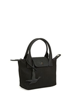 City Small Siyah Kadın Çanta - Görsel 4