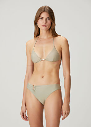 Beymen Club Green Rope Straps Triangle Bikini Top - 4
