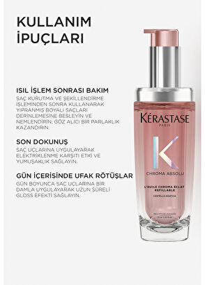 Kerastase Chroma Absolu L'Huile Chroma Eclat Replacement Bottle Hair Oil 75 ml - 7