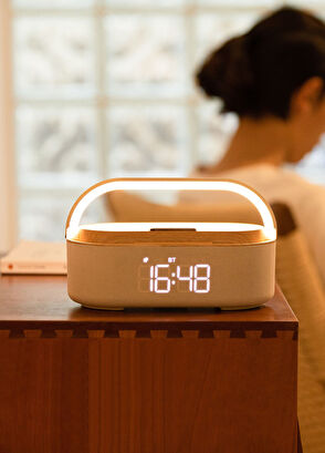 Stobom Krem Beyaz Taşınabilir Bluetooth Hoparlör  - 6