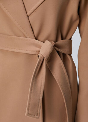 Camel Astarlı Manto - Görsel 7