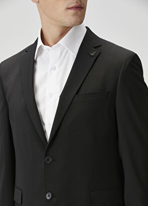 Beymen Club Drop 6 Black Wool Suit - 6