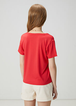 Beymen Club Kırmızı Modal T-shirt - 5