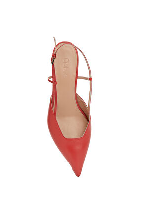 Beymen Club Coral Leather Heels - 5