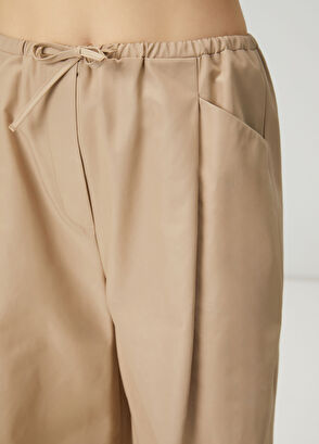 Beymen Club Bej Beli Bağcıklı Kargo Pantolon - 5