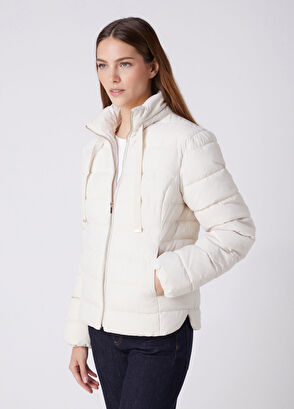 Beymen Club Off White Basic Puffer Jacket - 5