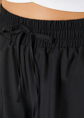 Beymen Club Siyah Bol Teknik Kumaş Pantolon - 4