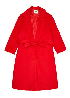 Beymen Club Kırmızı Kuşaklı Palto - 8