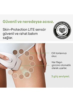 Braun Silk·Expert Pro3 PL3132 Yeni Nesil 2 Başlıklı Çantalı IPL Lazer Epilasyon Aleti ve Venus Tıraş Makinesi - 6