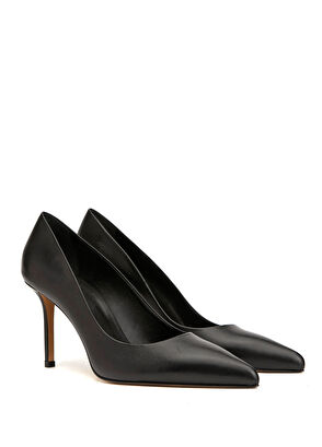 Beymen Club Black Leather Heels - 7