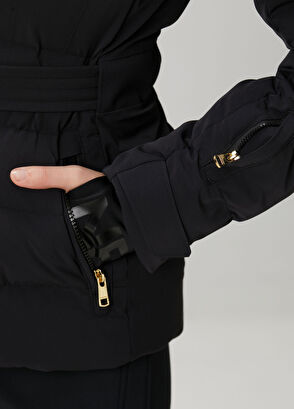 Bogner Ellya Siyah Kapüşonlu Kayak Montu - 6