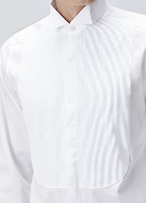 Beymen Collection White Tuxedo Shirt - 7