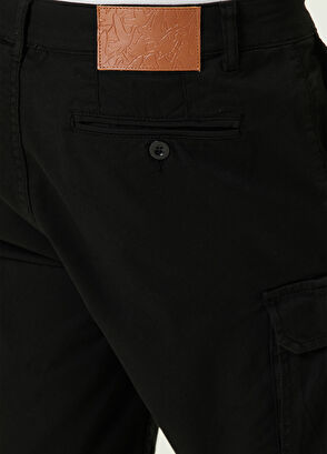 Beymen Club Siyah Logo Detaylı Kargo Şort - 5