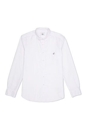 Beymen Club Slim Fit White Oxford Shirt - 9