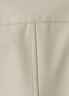 Canali Bej Kapüşonlu Pardösü - 9
