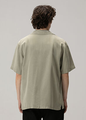 Academia Green Washed Short Sleeved Shirt - 6