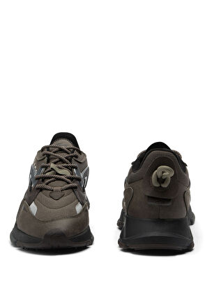 L003 Neo Tech Koyu Kahverengi Erkek Sneaker - Görsel 5