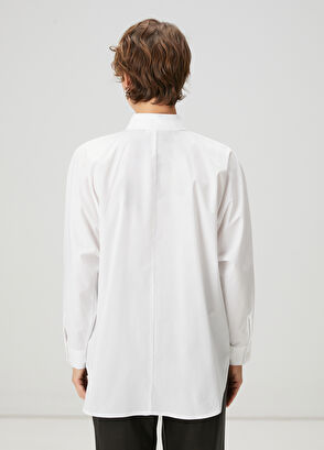 Beymen Club Beyaz Hotfix Detaylı Gömlek - 5