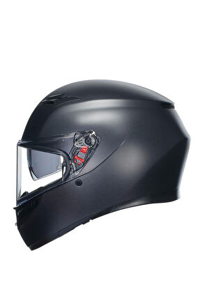 Agv K3 Mono Matt Black Closed Motorcycle Helmet - 5