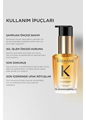 Kerastase Elixir Ultime L'Huile Originale Saç Yağı 30 ml - 5