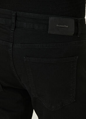Beymen Club Slim Fit Siyah Jean Pantolon - 5
