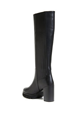 Beymen Club Siyah Kadın Deri Çizme - 3