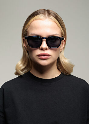 Lowkey Depth Lacivert Asetat Unisex Güneş Gözlüğü - Görsel 4