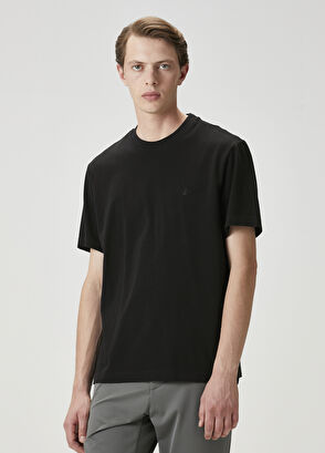 Beymen Club Relax Fit Siyah Basic T-shirt - 4