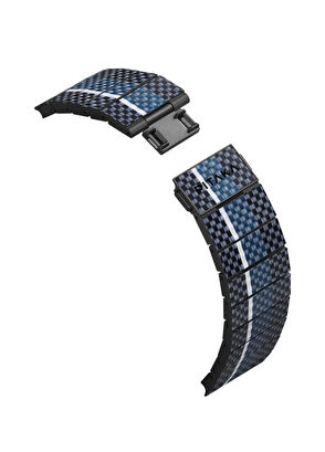 Pitaka ChromaCarbon Serisi Apple Watch / Ultra Uyumlu Aramid Fiber Kordon - 5