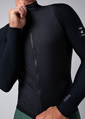 GOBIK Vector 2.0 Crow Siyah Rüzgar Geçirmez Erkek Bisiklet Yeleği - 7