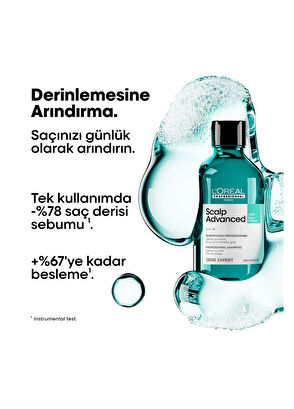 Loreal Professionnel Serie Expert Scalp Advanced Yağlanma Karşıtı Profesyonel Şampuan 500 ml - 3