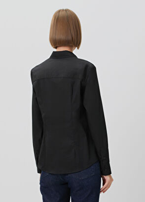 Beymen Club Slim Fit Non-Iron Black Classic Shirt - 4