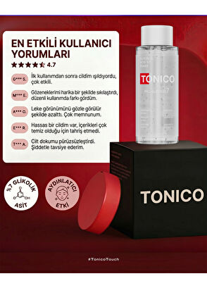 Tonico Glow Tonic Revitalizing and Brightening Pore Tightening Anti-Blemish Skin Tonic 200 ml - 7