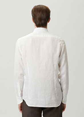 MC2 (Saint Barth) Pamplona Off-White Linen Shirt - 5