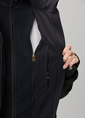 Bogner Ellya Siyah Kapüşonlu Kayak Montu - 9