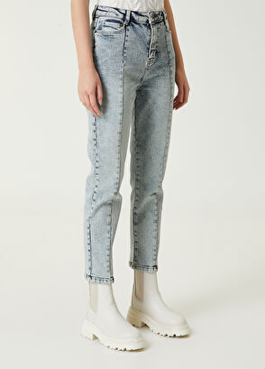 Beymen Club Mavi Straight Leg Jean Pantolon - 3